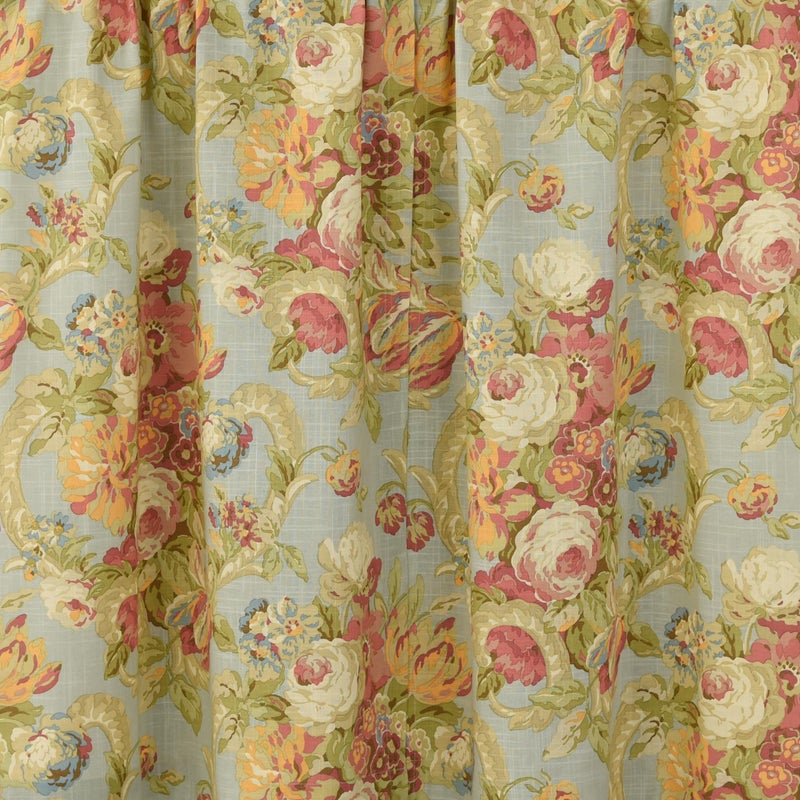 Waverly Spring Bling Vapor Tiered Panel - 100% Cotton - Elegant Textured Look - 52" X 36" - Image 2